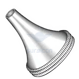 Spéculum auriculaire Pritchard, diamètre 7,5 mm, fig. Instrument d'examen otoscopique de précision 3-en-1 pour le canal auditif professionnel - Product Image 3