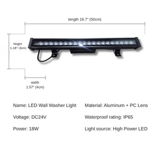 ไฟติดผนัง LED แบบกันน้ำ IP67 คุณภาพสูงสำหรับอาคาร โรงแรม และวิลล่า ผลิตจากอะลูมิเนียมหล่อขึ้นรูป พร้อมกระจกนิรภัย - Product Image 3