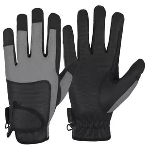 Ecuestre transpirable cómodo cuero caballo todo clima elegante guantes de equitación impermeable duradero Flexible caballo antideslizante - Product Image 2