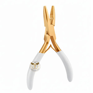 Pinzas de Acero Inoxidable para Extensiones de Cabello, Duraderas, Antideslizantes y Ligeras, para Anillos Micro Nano y Eliminación de Adhesivos de Queratina - Product Image 6