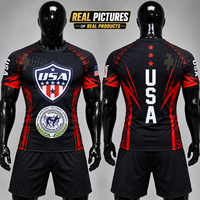 Maillot de compression personnalisé pour adulte MMA, Rash Guard, pour entraînement de combat, imprimé par transfert thermique, écologique, haute performance