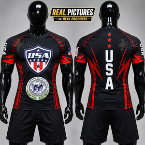 Maillot de compression personnalisé pour MMA, sublimé, pour entraînement de combat et grappling - Product Image 1