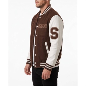 Veste universitaire unisexe de haute qualité avec poche, logo personnalisé, design de marque, service OEM - Product Image 1
