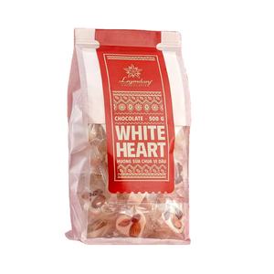 Vente en gros de chocolat composé blanc OEM avec saveur de yaourt à la fraise, noix et fruits secs assortis - Product Image 1