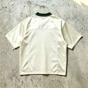 เสื้อฟุตบอลคอวี 69 สีเขียว หมายเลข 69 ผ้าตาข่ายโพลีเอสเตอร์ สำหรับผู้ใหญ่ แขนสั้น ระบายอากาศได้ดี ชุดกีฬา ชุดทีมแบบกำหนดเอง - Product Image 3