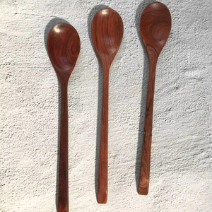Ensemble de couverts en bois de famille royale au design exceptionnel pour la restauration, cuillère de service en bois d'acacia, ensemble de couverts - Product Image 1
