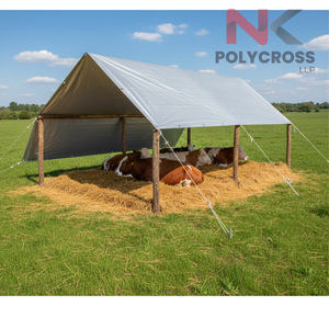 Lona Impermeable para Establos de Animales, Lona de Primera Calidad para Establos de Ganado, Aves de Corral y Estructuras Agrícolas - Product Image 5