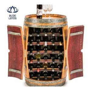 Tonneau à vin en bois massif fait main, le plus recherché, pour le stockage de boissons et la décoration de restaurants vintage - Product Image 3