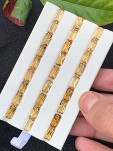 Lot de pierres précieuses en citrine dorée naturelle, taille radiant, cristaux jaunes, pierres brutes pour bagues, pendentifs, colliers - Product Image 4