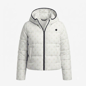 Veste matelassée classique pour femme, design chaud et rembourré avec capuche entièrement zippée, idéale pour les activités hivernales quotidiennes, les activités de plein air et les voyages. - Product Image 4