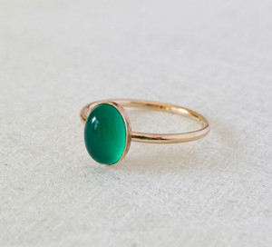 High Quality 925 Sterling <b>Silver</b> Stackable Eternity <b>Ring</b> 7x9mm Natural Green Onyx with 18K 14K Gold Plating Women's Fine Jewelry - Product Image 1