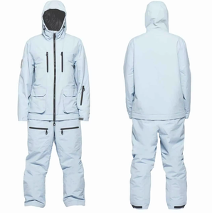 Combinaison de ski une pièce, combinaison de neige avec capuche et fourrure, imperméable, combinaison de snowboard, vêtements de sport d'hiver pour le ski - Product Image 1