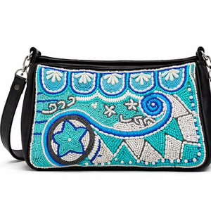 กระเป๋าสะพายไหล่ทำมือประดับลูกปัดสไตล์โบฮีเมียนสุดหรู ทันสมัย น้ำหนักเบา เป็นมิตรกับสิ่งแวดล้อม โดย glowin fashion - Product Image 1