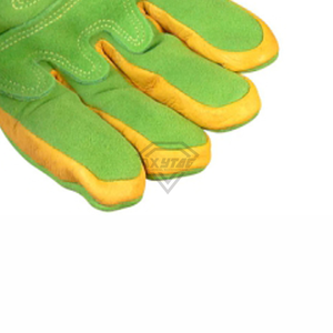 Custom Split Cowhide Leather Welding <b>Gloves</b> Heat Resistant Safety Work <b>Gloves</b> <b>Long</b> Cuff Industrial Protective <b>Gloves</b> OEM - Product Image 3