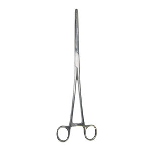 Pinzas Hemostáticas Manuales Extra Largas con Punta Recta para Uso Quirúrgico, Diseño de Mandíbula con Dientes Pequeños, Acero Inoxidable, Venta al por Mayor - Product Image 1