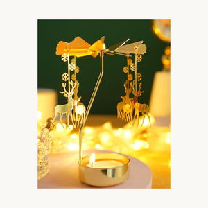 Nouveauté : Porte-bougie en métal, design élégant et personnalisé, centre de table décoratif pour la maison et les mariages. - Product Image 6