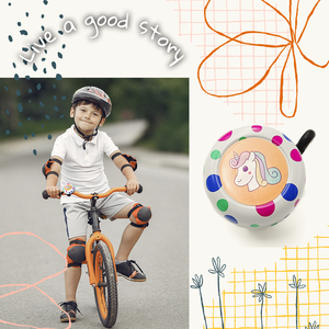 Timbre de Bicicleta Personalizable ONIPAX con Diseño de Lunares, 200g, Fabricación Manual - Product Image 3