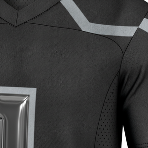 Maillots de football des États-Unis imprimés – 0 Gibbs, 97 Hutchinson, 16 Jared Goff, 14 St Brown, 20 Sanders, 58 Sewell, 5 Montgomery – Respirants pour hommes - Product Image 5
