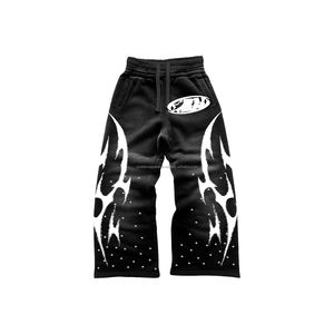 ชุดแทรคสูทสไตล์สตรีทแบบสั่งทำพิเศษ ลุคดิสเทรส ดีไซน์เชือกผูกเอว ล้างสีแบบแอซิด ระบายอากาศได้ดี ทรงหลวม แต่งลายปักแบบดิสเทรส - Product Image 4