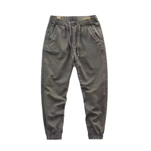 Custom Logo Men Mid Waist Midweight <b>Cargo</b> Jogger <b>Pants</b> with Multi-Pockets New Arrival Outdoor Casual <b>Work</b> <b>Pants</b> with Zipper Fly - Product Image 4