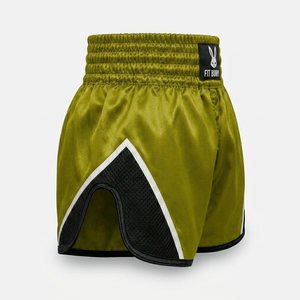 กางเกงมวยไทยพรีเมียม ผ้าซาติน น้ำหนักเบา สวมใส่สบาย เอวยางยืด เหมาะสำหรับฝึกซ้อม ต่อยมวย และคิกบ็อกซิ่ง - Product Image 4