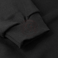 Sweat-shirt à capuche en coton épais pour homme, coupe oversize, épaules tombantes, avec doublure en polaire brossée, pour un style décontracté et urbain