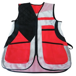 Gilet de tir unisexe d'été pour le tir sur cible et la chasse au pigeon, imprimé personnalisé, respirant, sans manches, en tissu polyester extensible - Product Image 1