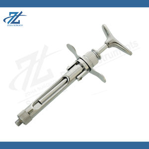 Jeringa Dental Autoaspirante Manual de Acero Inoxidable Zoha Surgico ZS-7008 OEM, Agarre Ergonómico, Certificación CE, Seguridad Clase I - Product Image 3