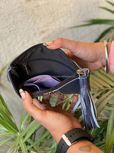 Pochette à glands en cuir recyclé imprimé animal de créateur 2024, porte-cartes de crédit de luxe personnalisé, pochette à la mode pour femmes - Product Image 5