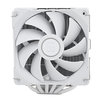 Pendingin CPU Thermalright PA120 PUTIH Tinggi 157mm Dual Tower 6 Heatpipe Radiator Udara Serba Putih AMD INTEL