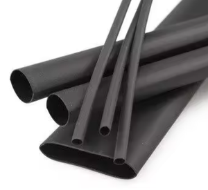 Tubo Termocontraíble Antideslizante NEGRO para Aislamiento de Cañas de Pescar, Protección de Poliolefina, Empuñadura para Raquetas - Product Image 2