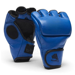 Guantes de MMA de Cuero con Logotipo Personalizado de Alta Calidad, Venta Caliente, Servicio OEM, Absorción de Humedad, Cierre de Gancho y Bucle - Product Image 2