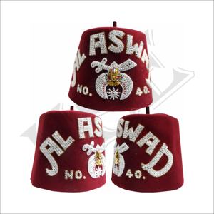 Fez Al Aswad Temple No 40 Masonic Regalia Shriner Fez - Product Image 1