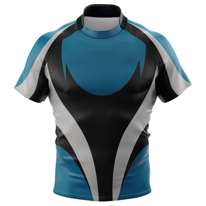 Performance Rugby Jersey <b>Compression</b> Fit Training Shirt Sublimated Durable Team Sportswear Rugby Uniform Breathable Quick Dry - Product Image 5