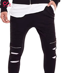 Conjunto de Sudadera con Capucha y Pantalones Deportivos de Felpa Francesa de Alta Calidad, Estilo Desgastado, Personalizado, para Hombre - Product Image 4