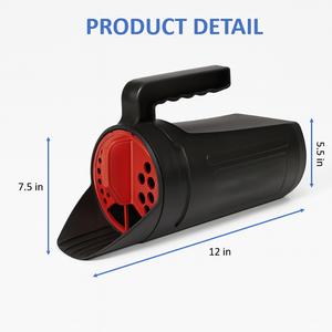 Esparcidor Manual de Plástico OEM de 4LB de Capacidad, Portátil, Rojo, Moderno, para Fertilizante, Hielo, Sal, Semillas de Césped, Ergonómico ODGGAD004 - Product Image 3