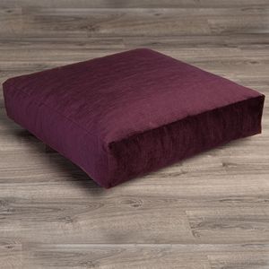 Cuscino da pavimento Brio Large Decor Microvelvet Pinot, morbido cuscino per meditazione e yoga - Product Image 5