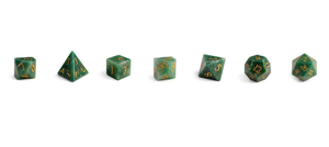 High quality stone dice <b>crystal</b> Green Jade Nephrite natural <b>crystal</b> reiki healing gemstones Engraved custom dice <b>set</b> Vikings - Product Image 2