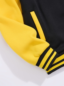 เสื้อแจ็คเก็ตวาร์ซิตี้สีดำขาวสุดอินเทรนด์ ทรงปกติ น้ำหนักเบา ปกคอพับ แฟชั่นฤดูใบไม้ร่วง - Product Image 4