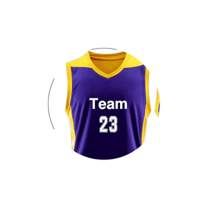 Uniformes de Baloncesto sin Mangas Transpirables de Alta Calidad, Color Personalizado, 100% Poliéster de Secado Rápido - Product Image 2