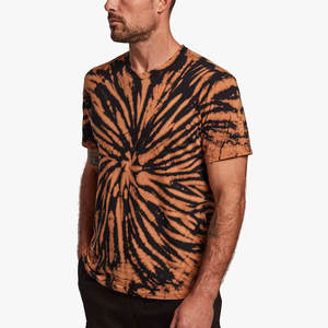 Custom <b>Tie</b> Dye T Shirt Men 200 GSM 100 Percent Cotton Oversized Luxury Streetwear Tee Custom Logo OEM ODM Wholesale - Product Image 1