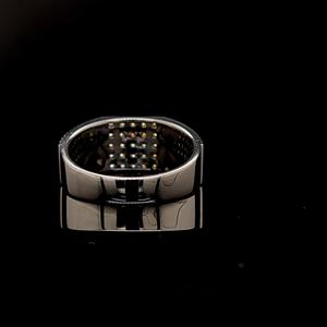 Bague signet pour homme en diamant cultivé en laboratoire personnalisé, bague du petit doigt, bijoux de luxe hip-hop, plaqué or, Loista Jewels - Product Image 4