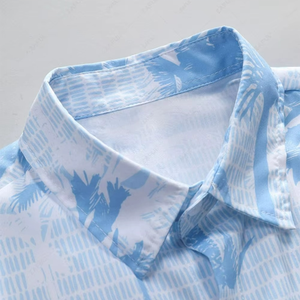 Custom Plus-size <b>Vintage</b> 100% Cotton Quick Dry Breathable Summer Men's Short Sleeve Casual <b>Bowling</b> <b>Shirts</b> - Product Image 3