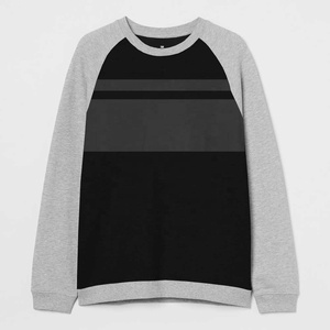 Sweatshirts d'hiver unisexes à manches longues de haute qualité, légers, imprimés sur mesure, avec col en O, décoration tricotée pour hommes de grande taille - Product Image 3