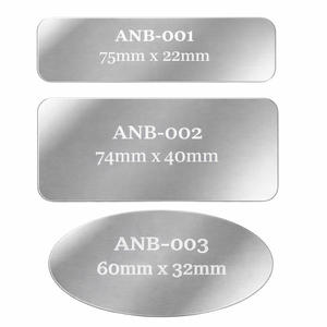 Insignias metálicas personalizadas al por mayor, baratas, con logotipo, de aluminio, con nombre, para fijar con pin. - Product Image 5