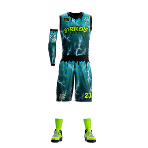 Breathable Basketball Jersey Plus Size Set Styles Custom Sublimated Uniforms - Product Image 1