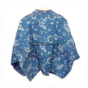 Women's 100% Cotton Vintage Kantha <b>Jacket</b> Handmade Indian Bohemian Style Breathable Floral <b>Pattern</b> Fashionable Kantha <b>Jackets</b> - Product Image 3