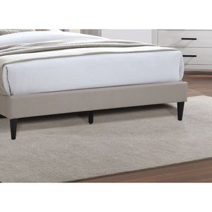Testiera in Tessuto di Iuta Marrone Chiaro per Letto Queen Size, 1 Pezzo, Arredamento Camera da Letto, Struttura Letto Imbottita - Product Image 5
