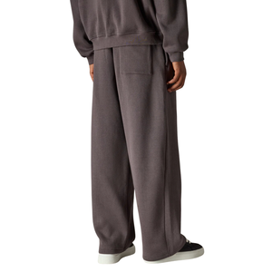 Mens Full Zip Hooded Tracksuit <b>Set</b> With Straight Leg Trouser Relaxed Fit Casual <b>Two</b> <b>Piece</b> <b>Lounge</b> Outfit Custom OEM ODM Wholesale - Product Image 4