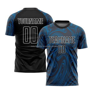 Camiseta de Fútbol de Manga Corta Ligera y Transpirable de Alta Calidad, Uniforme de Equipo Duradero en 100% Poliéster para Futbolistas - Product Image 1